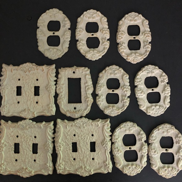 Other - 11 Pcs HEAVY Cast Outlet Switch Plate Cover bundle